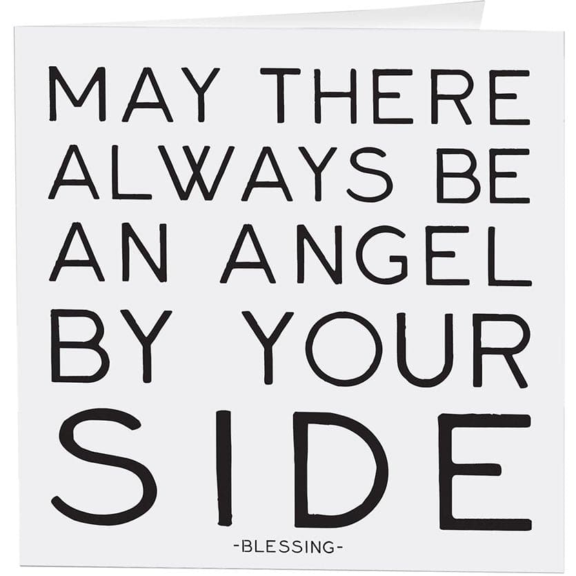 Angel By Your Side (Blessing) - Greeting Card - HER Home Design Boutique