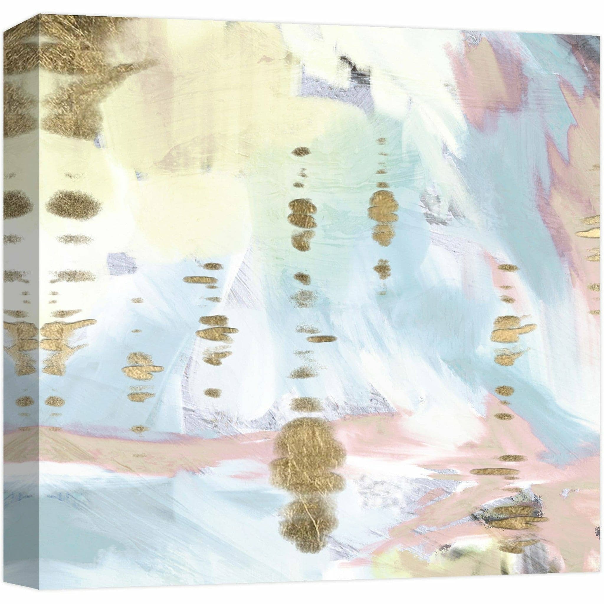 Aqua Aurora Iii 22'' x 22'' Canvas Wall Art - HER Home Design Boutique