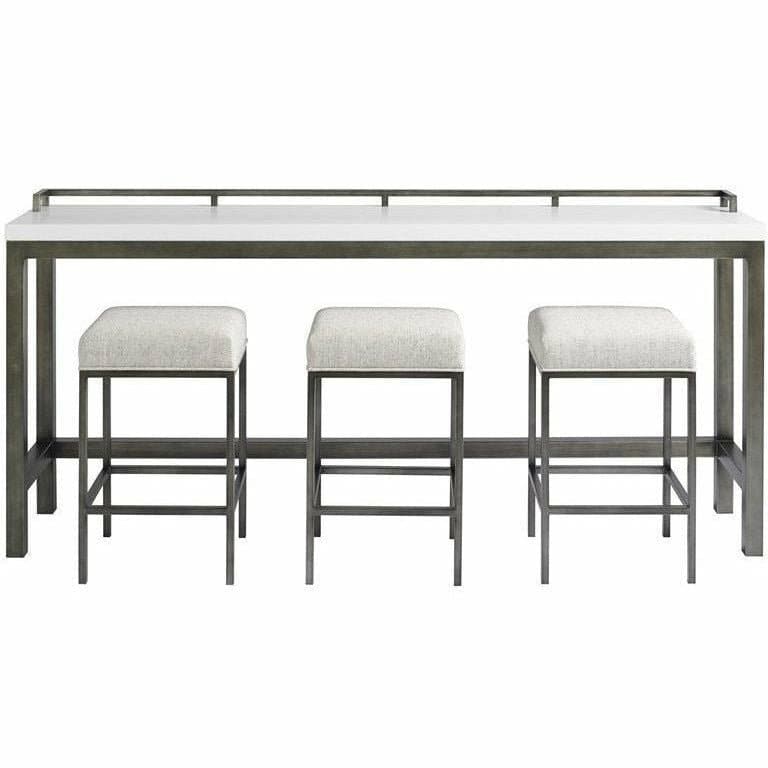 Bar and Game Room Essence Console Table with Stools - HER Home Design Boutique