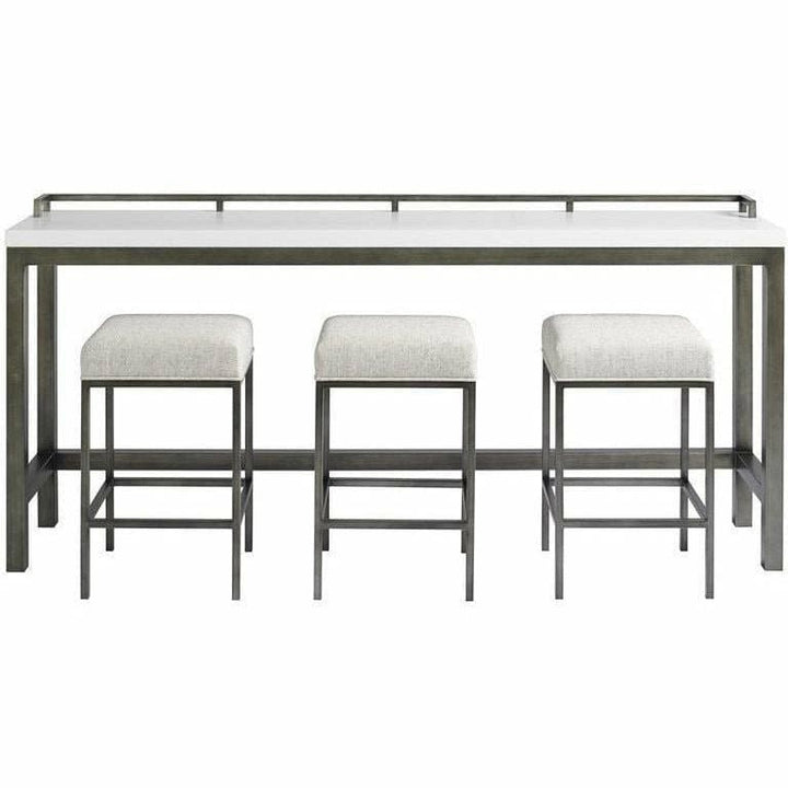 Bar and Game Room Essence Console Table with Stools - HER Home Design Boutique