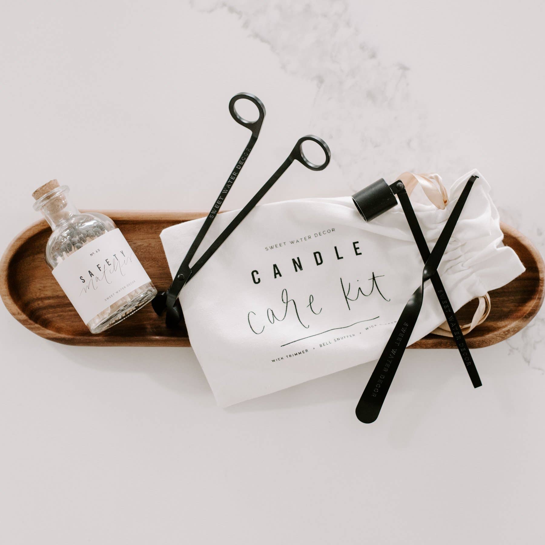 Black Candle Care Kit - Home Decor & Gifts - HER Home Design Boutique