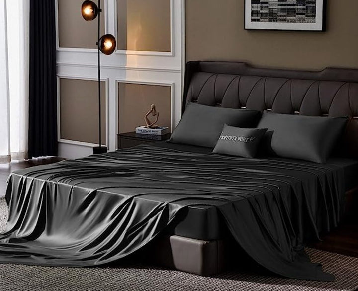 Black Sheet Set in King - HER Home Design Boutique