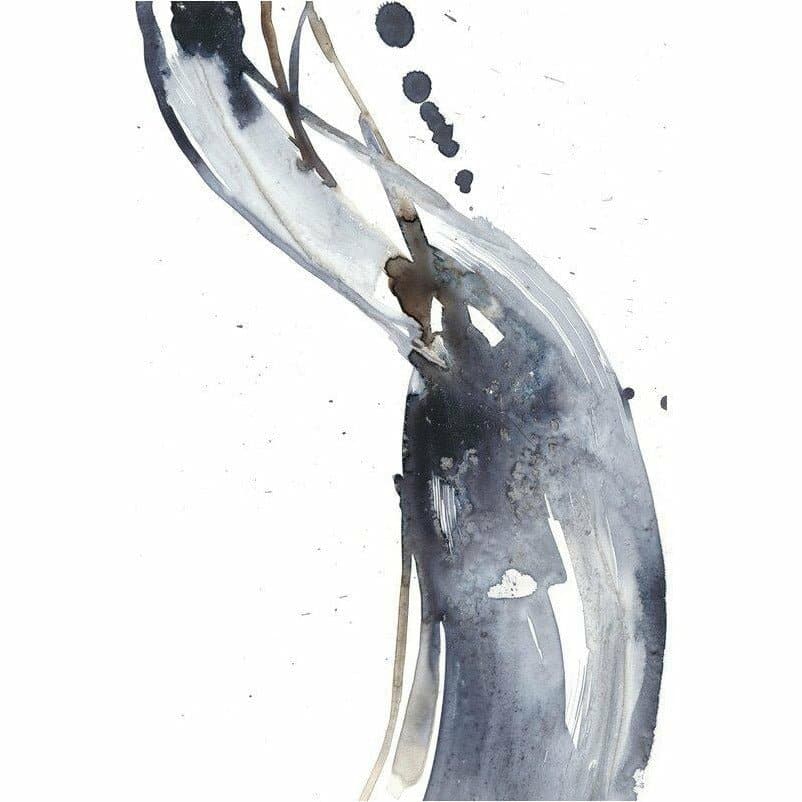 Blue Watercolor Abstract Wall Art, 24x36 - HER Home Design Boutique