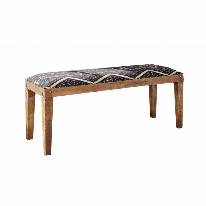Boho Bench in Black - HER Home Design Boutique