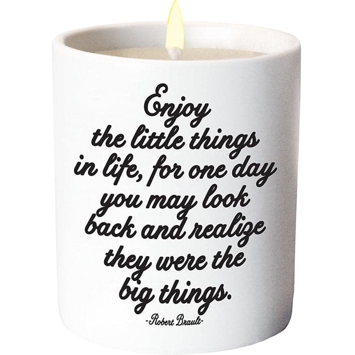 Candles - Enjoy Little Things (Robert Brault) - HER Home Design Boutique