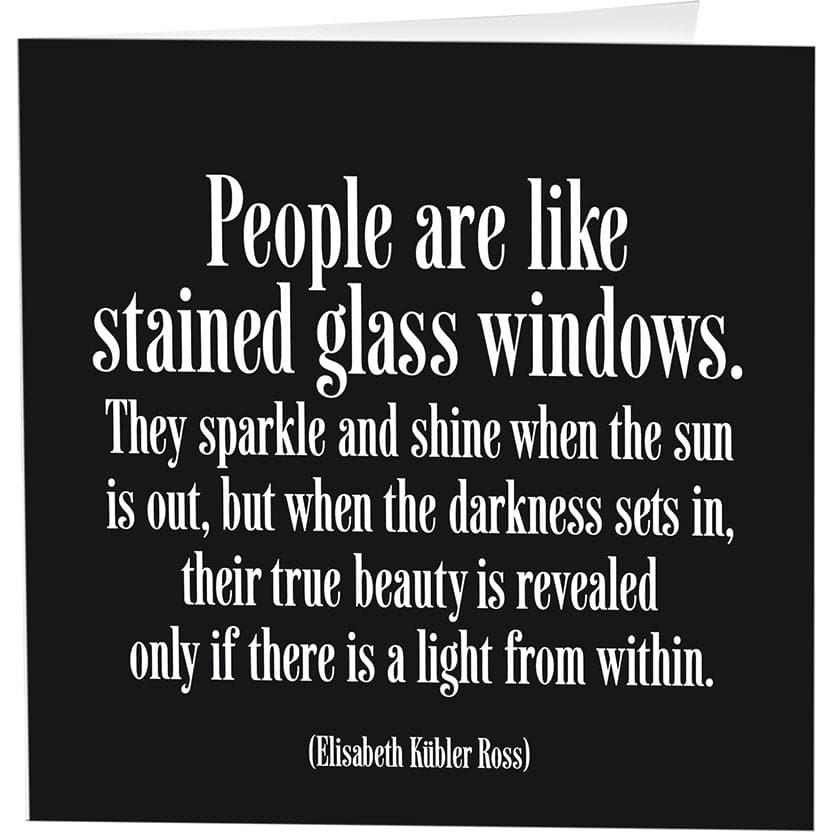 Cards -Stained Glass Windows (Kübler-Ross) - HER Home Design Boutique