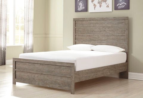 Casual Transitional Full Bed in Gray - HER Home Design Boutique