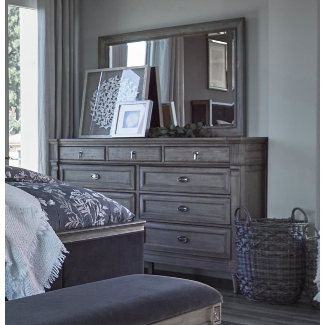 Classic French Bedroom Suite in Gray - HER Home Design Boutique