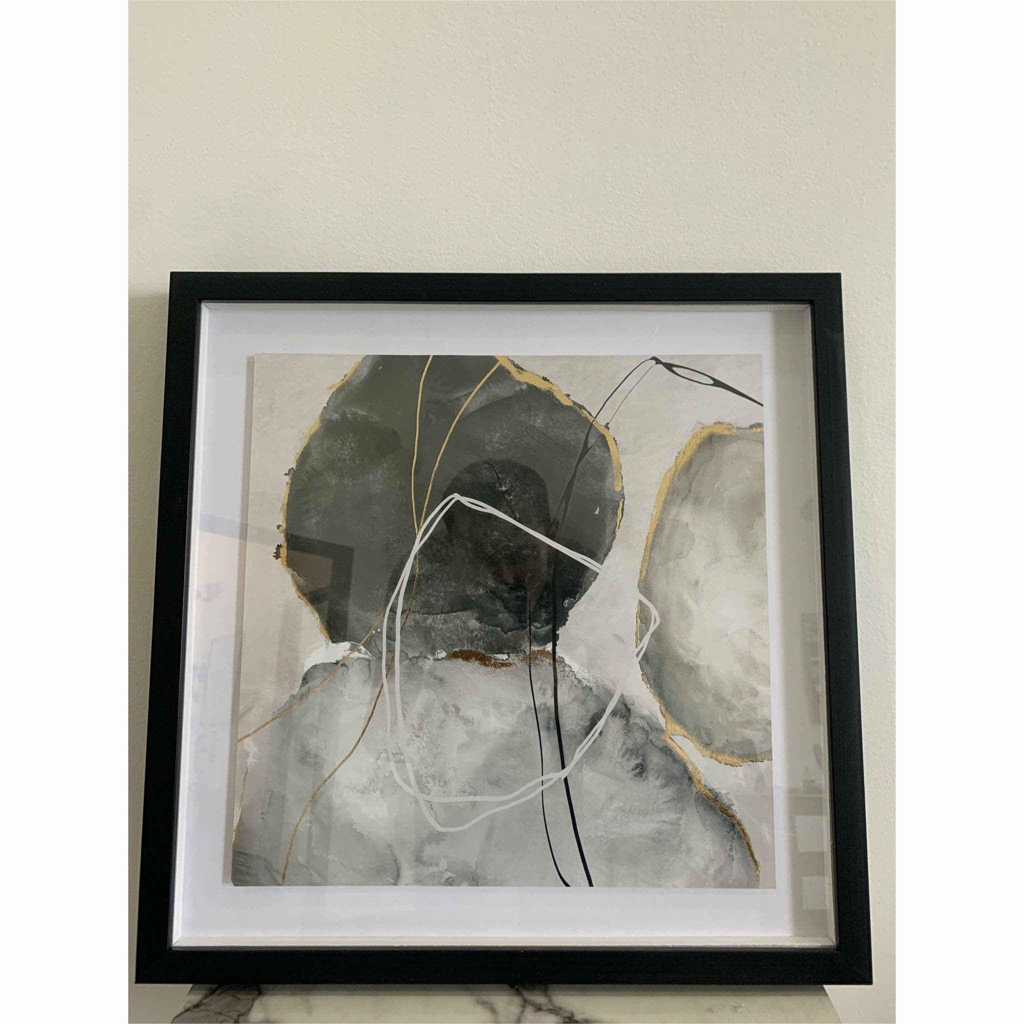 Contemporary Marbled Art I - HER Home Design Boutique