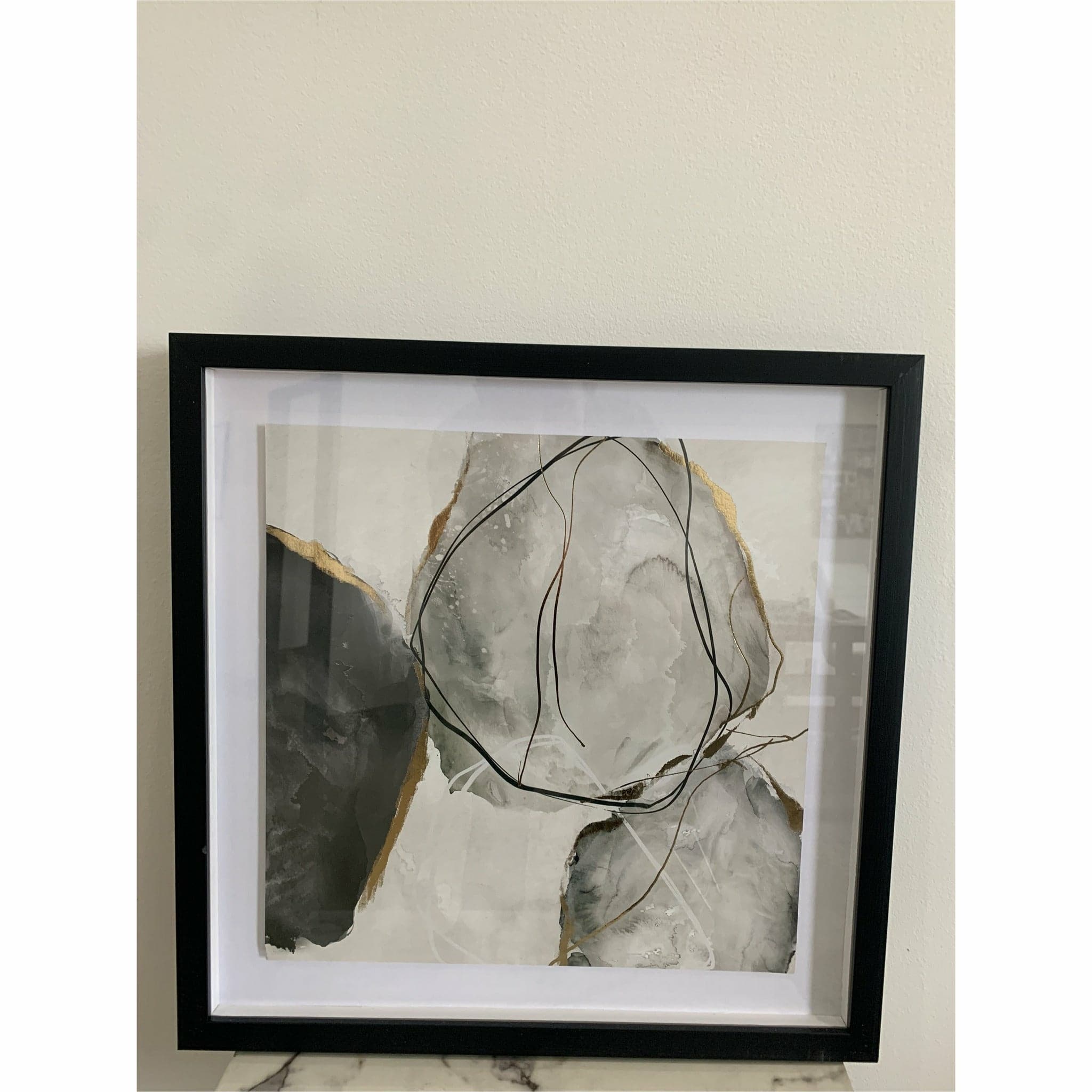 Contemporary Marbled Art II - HER Home Design Boutique