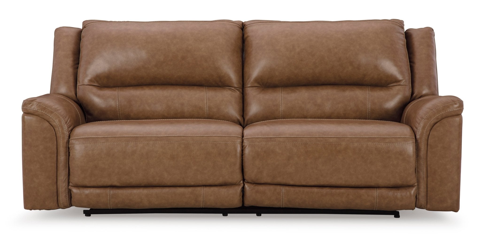Contemporary Power Reclining Loveseat with Center Console - HER Home Design Boutique