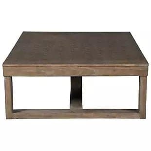 Contemporary Rectangular Cocktail Table in Warm Brown - HER Home Design Boutique