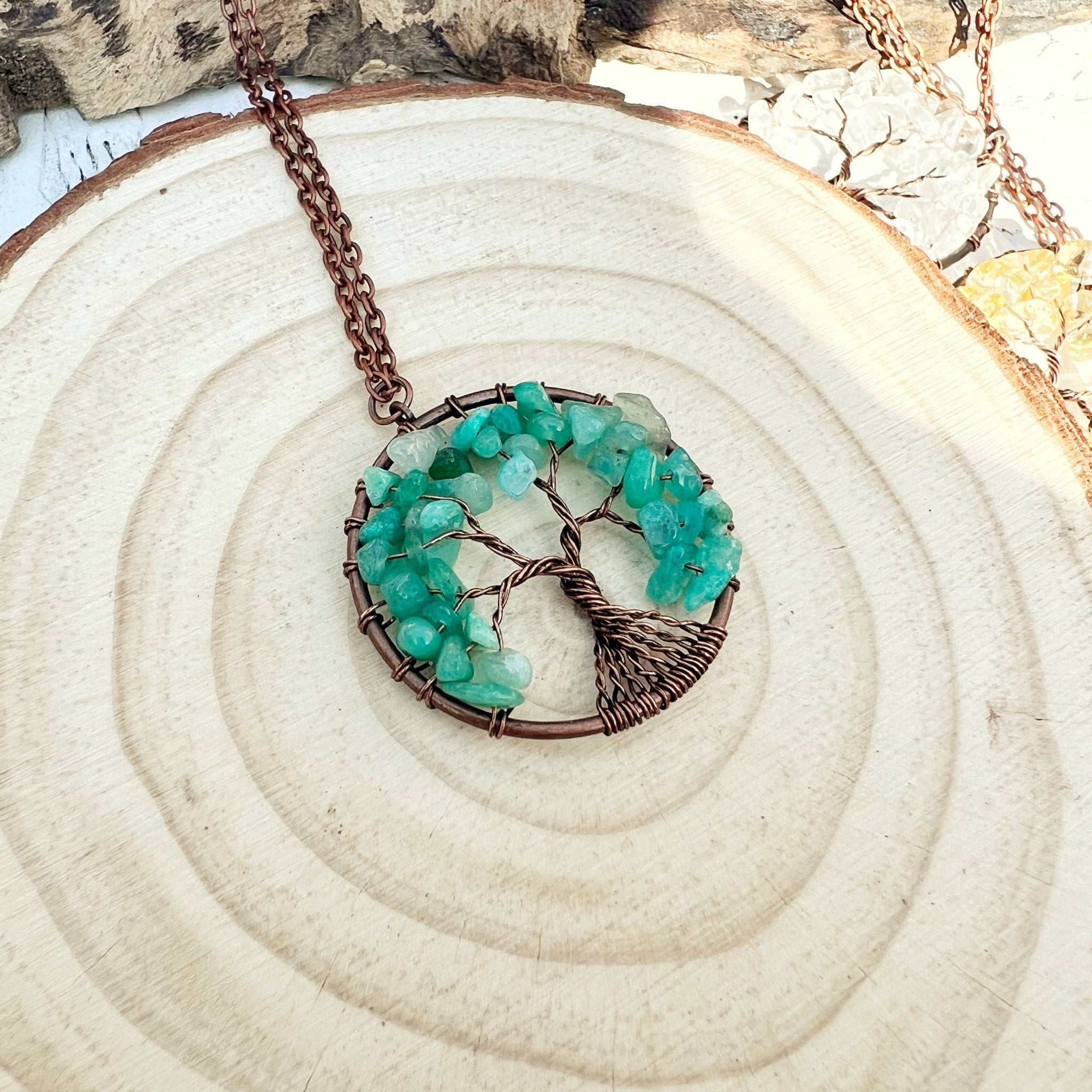 Cooper Tree of Life Necklace - Assortment 6 Pcs - HER Home Design Boutique