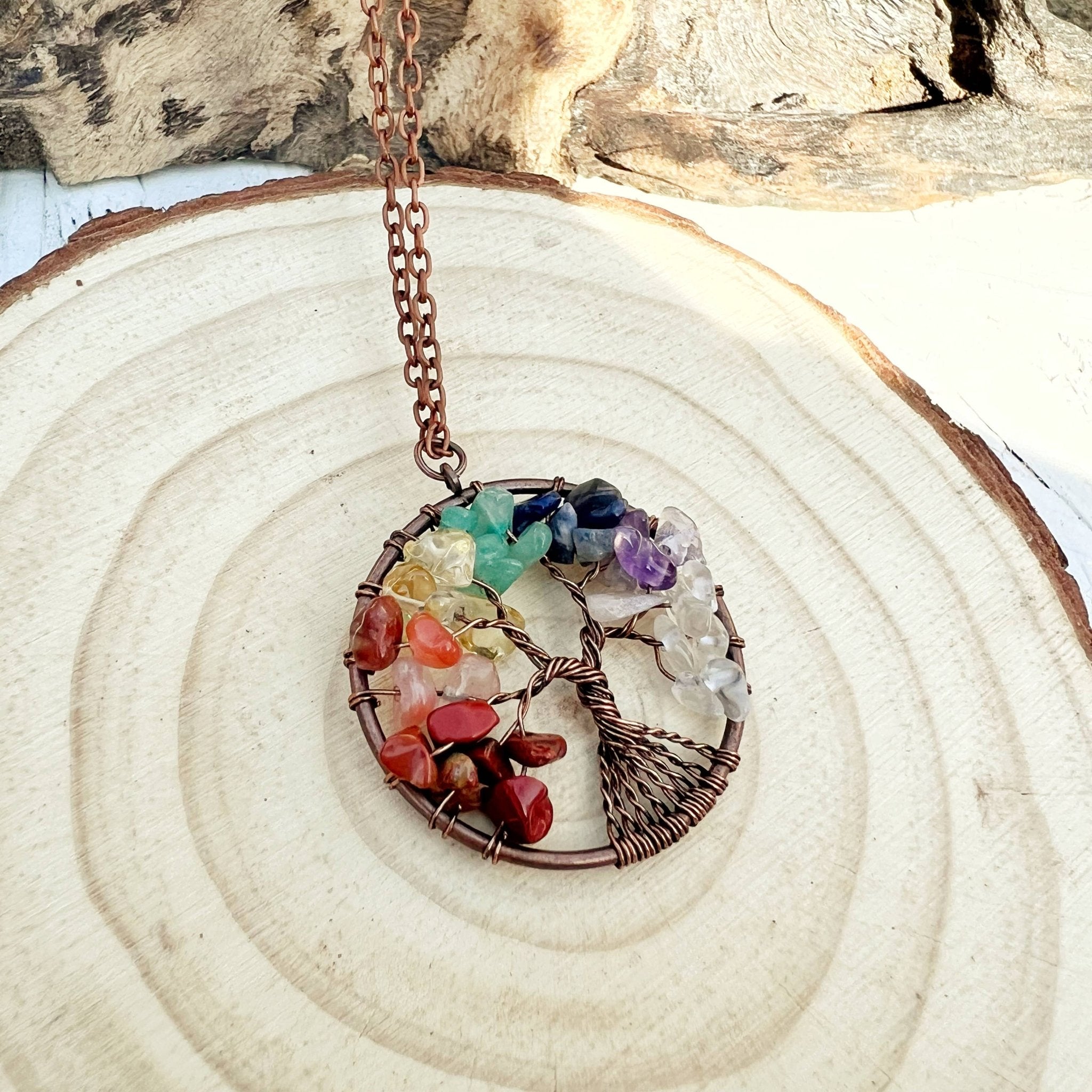 Cooper Tree of Life Necklace - Assortment 6 Pcs - HER Home Design Boutique