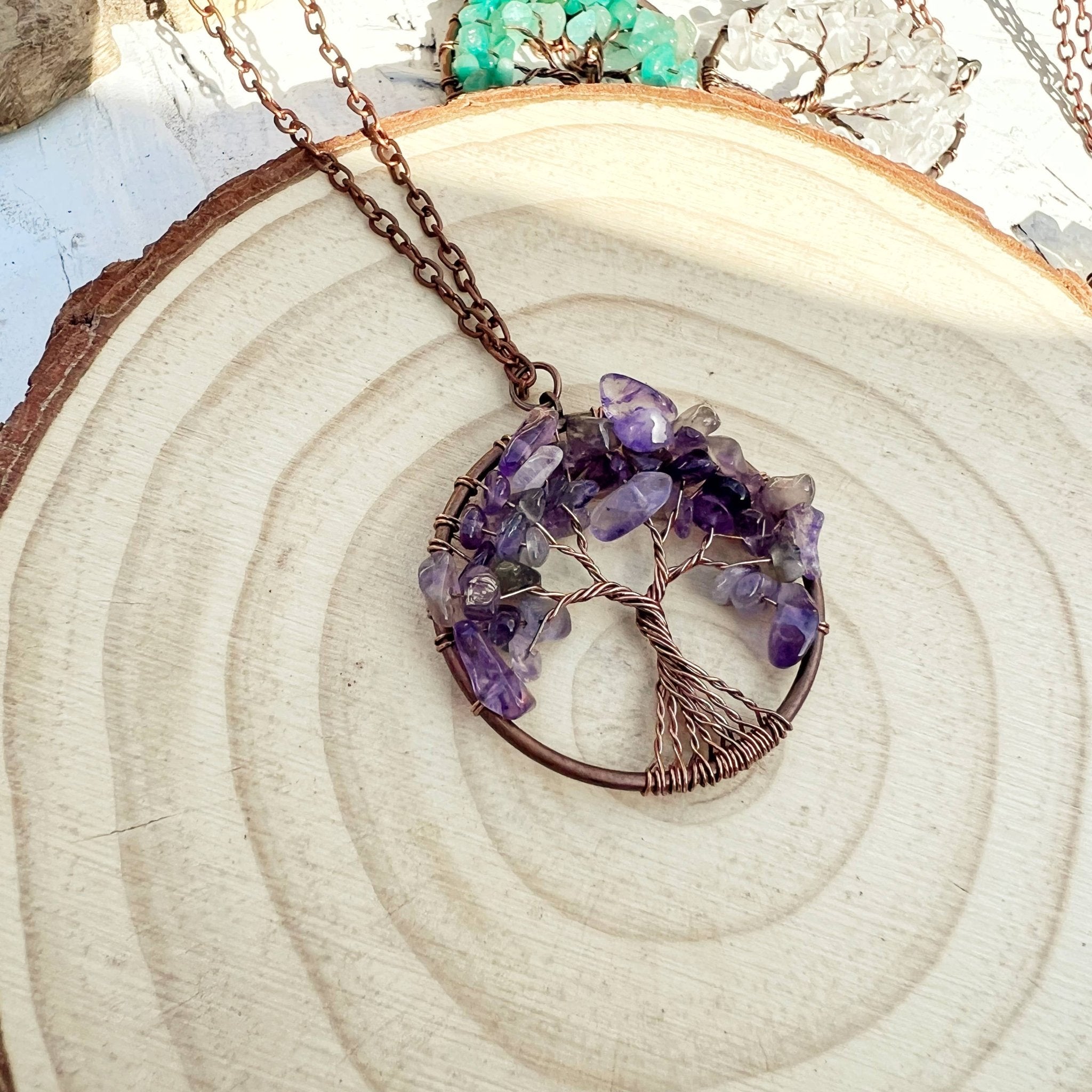 Cooper Tree of Life Necklace - Assortment 6 Pcs - HER Home Design Boutique