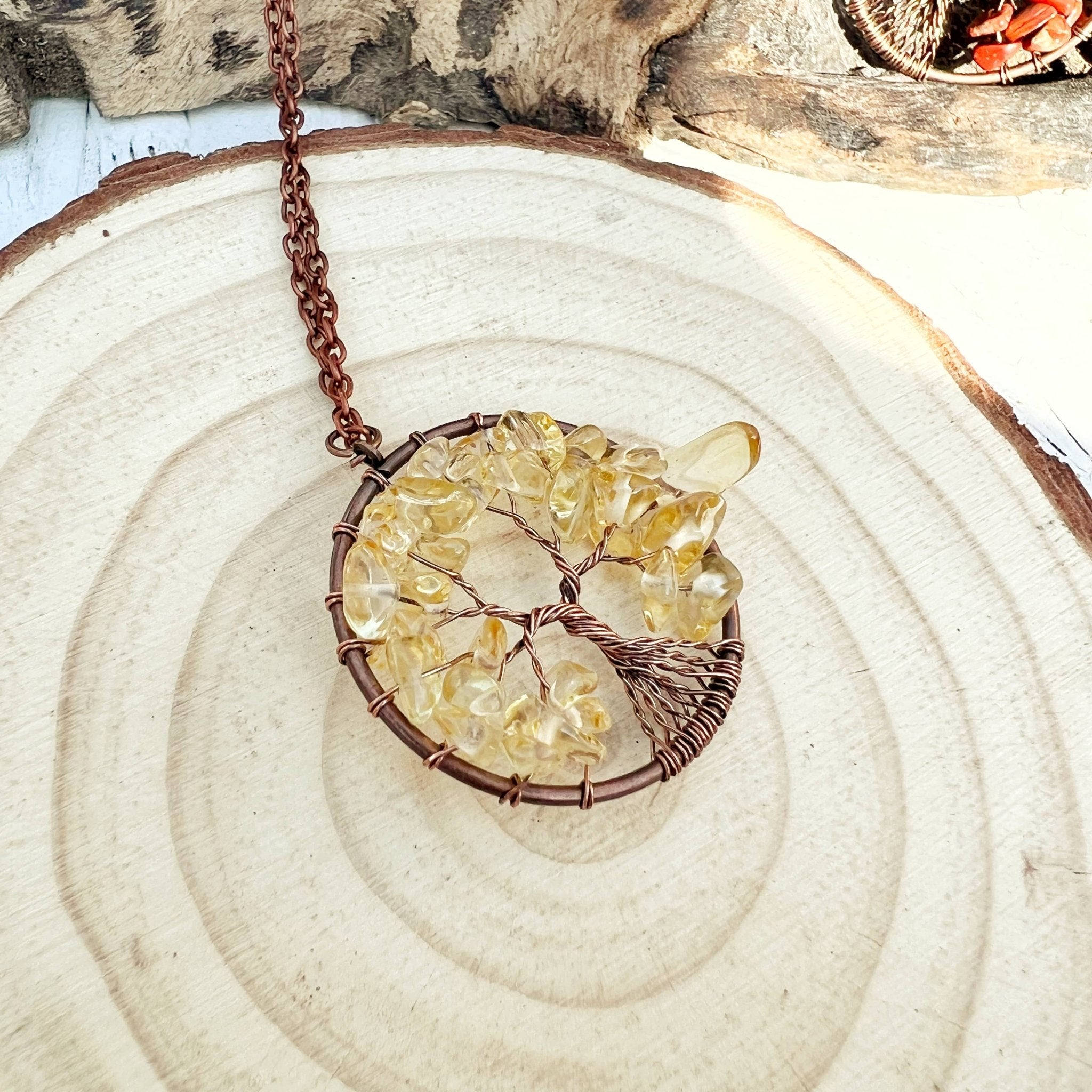 Cooper Tree of Life Necklace - Assortment 6 Pcs - HER Home Design Boutique