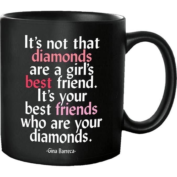 Diamonds Are (Gina Barreca) - Coffee Mug - HER Home Design Boutique