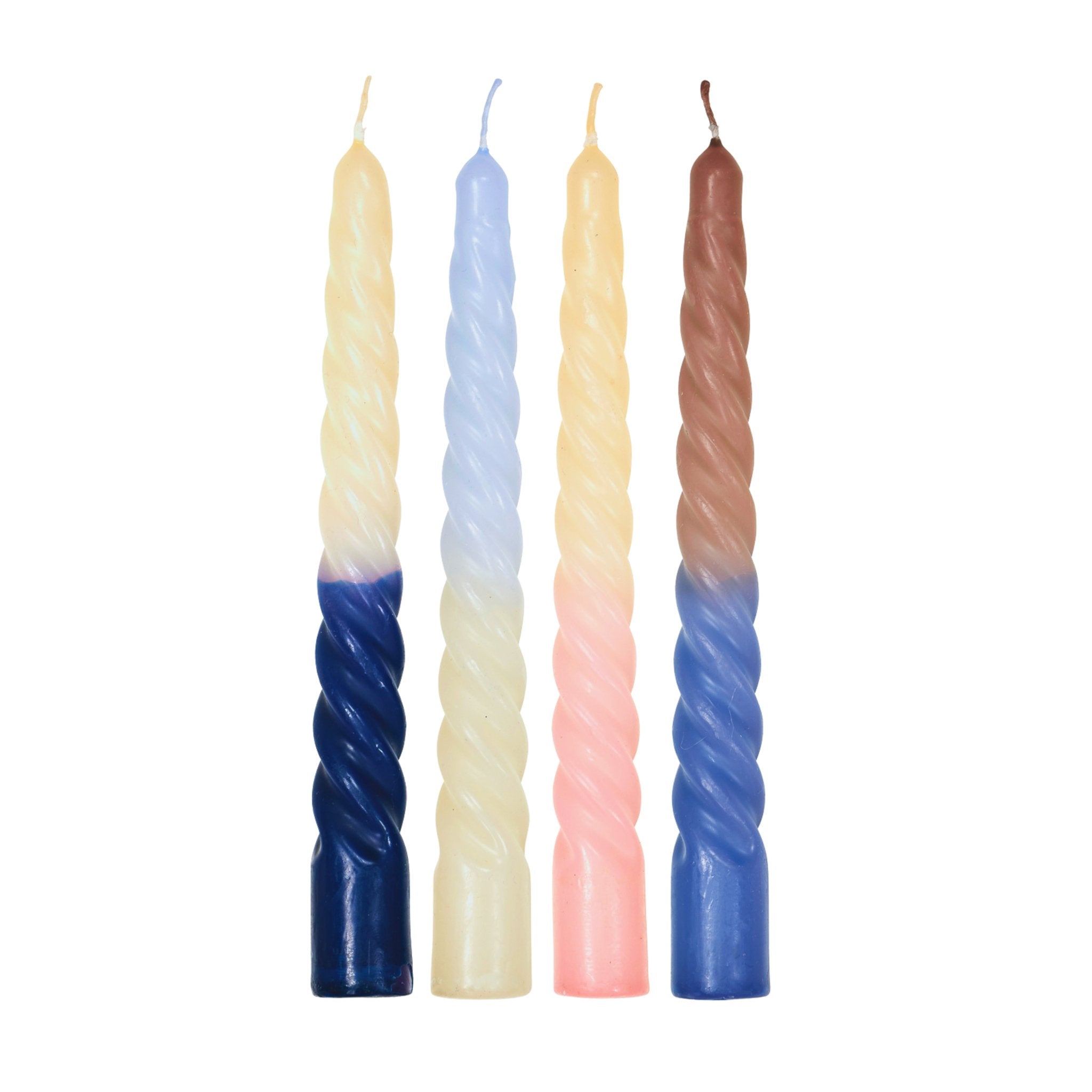 Dip Dye Dinnercandles - Set of 4 - Nordic Nights - HER Home Design Boutique