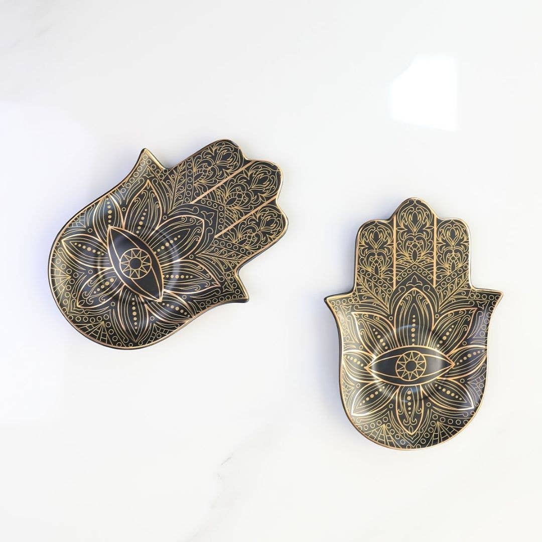 Evil Eye-Good Looking Eye Dish-Green - HER Home Design Boutique