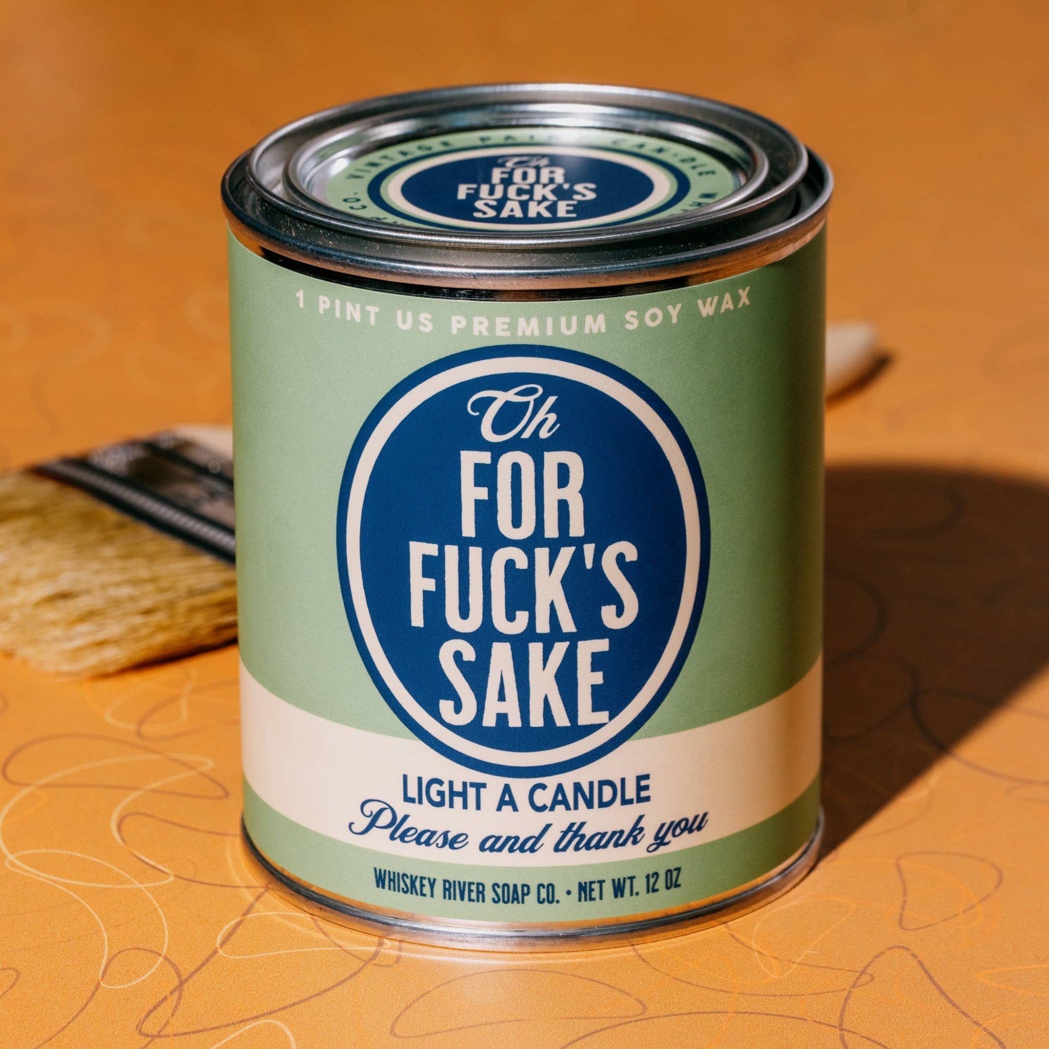 For Fuck's Sake Vintage Paint Can·dle | Funny Candle - HER Home Design Boutique