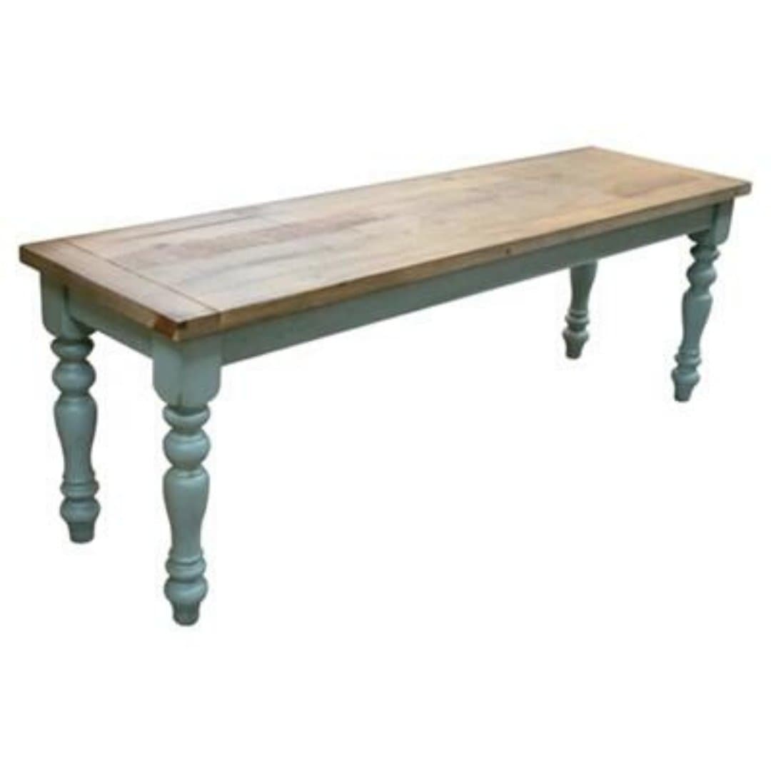 French Country Dining Set in Robin Egg Blue - 6 PC Set - HER Home Design Boutique