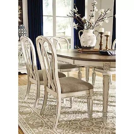 French Country Ribbon Back Dining Chair - HER Home Design Boutique