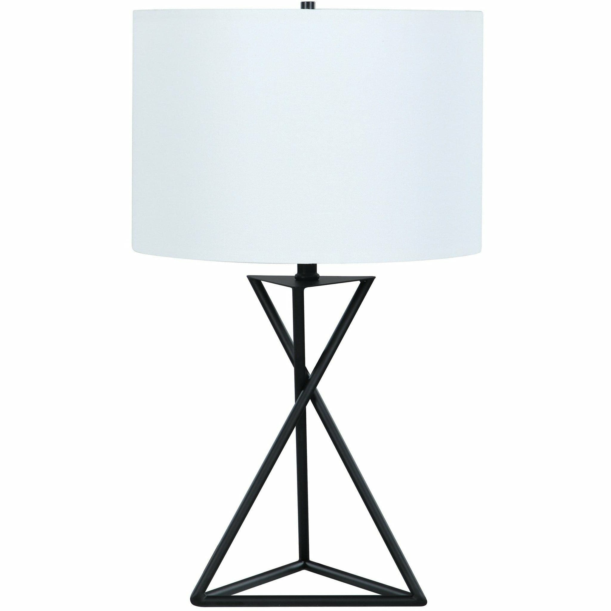 Geometric Drum Table Lamp - HER Home Design Boutique