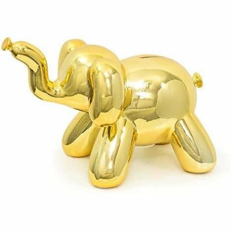 Gold Balloon Animal Elephant Statue - HER Home Design Boutique