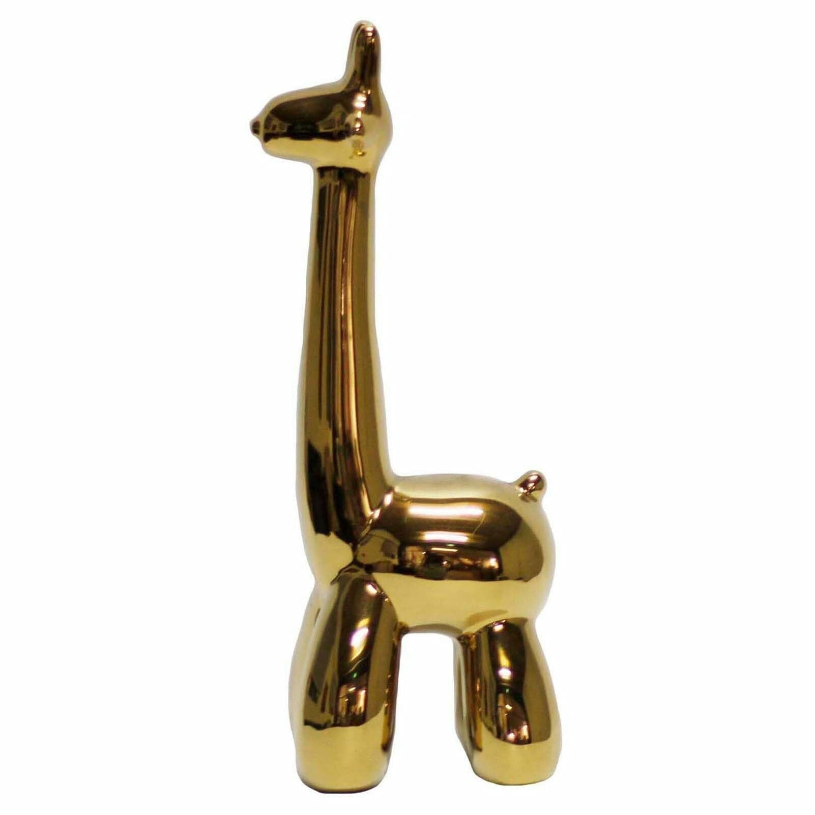 Gold Balloon Animal Giraffe Statue - HER Home Design Boutique