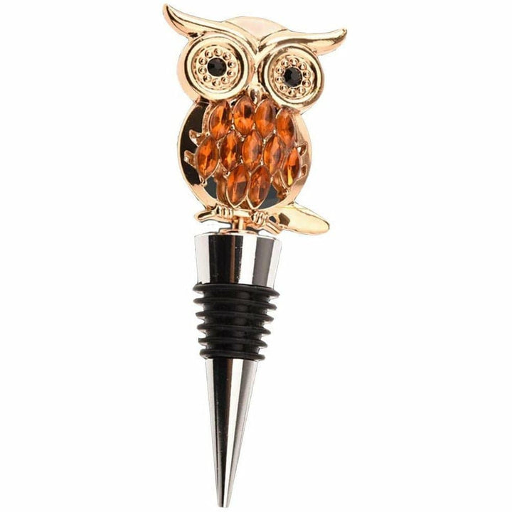 Gold Owl Bottle Stopper - HER Home Design Boutique