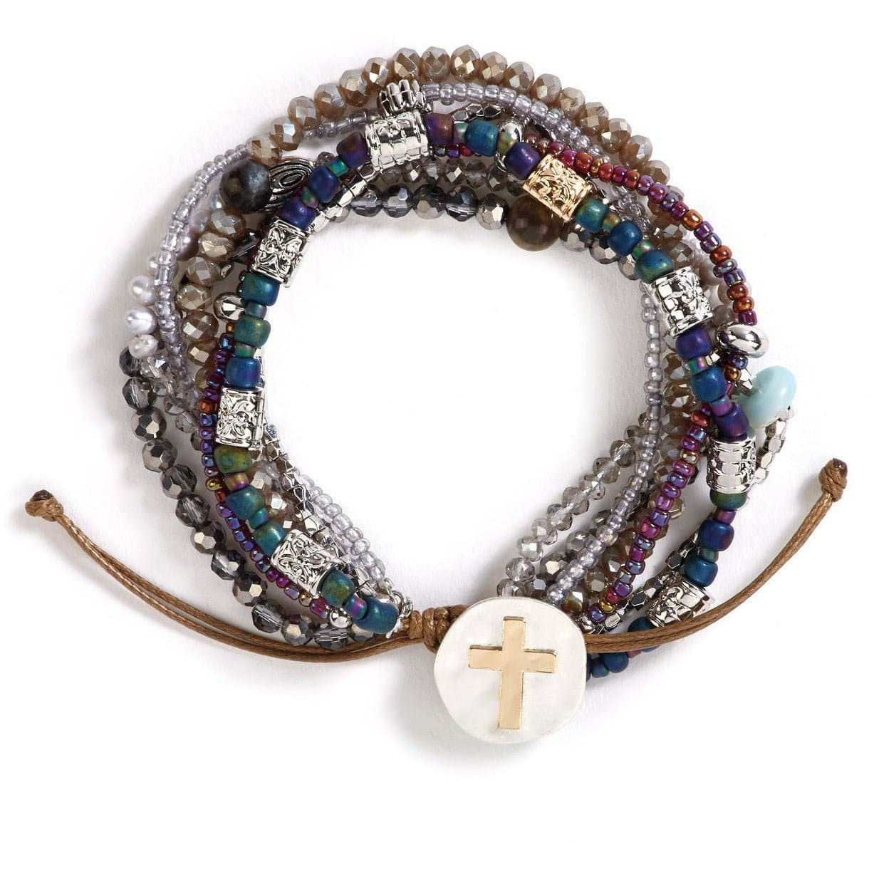 Gray Prayer Bracelet - HER Home Design Boutique