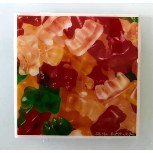 Gummy Bear Ceramic Coaster - Faith Blackwell - HER Home Design Boutique