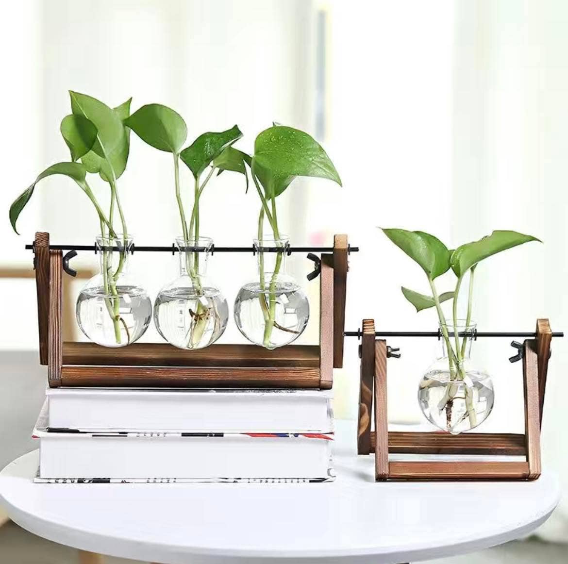 Hydroponic Planter, Flower Pot, Mini Plant: One Bottle - HER Home Design Boutique