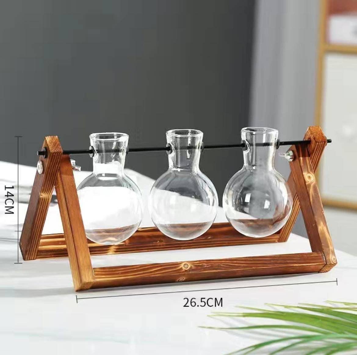 Hydroponic Planter, Flower Pot, Mini Plant: Two Bottle - HER Home Design Boutique