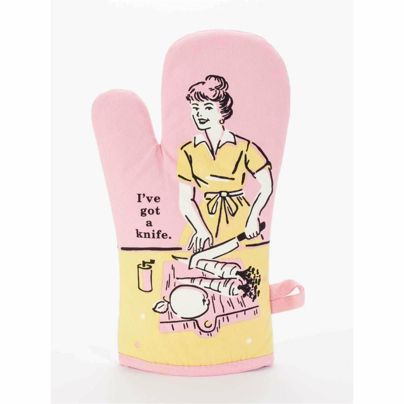 I've Got A Knife Oven Mitt - HER Home Design Boutique