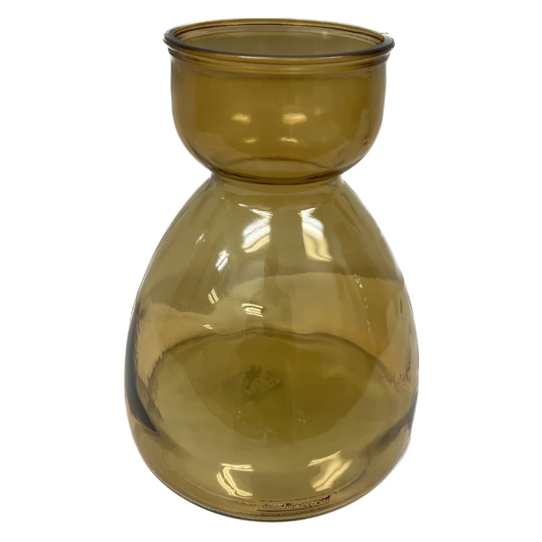 Jug Glass Vase in Amber - HER Home Design Boutique