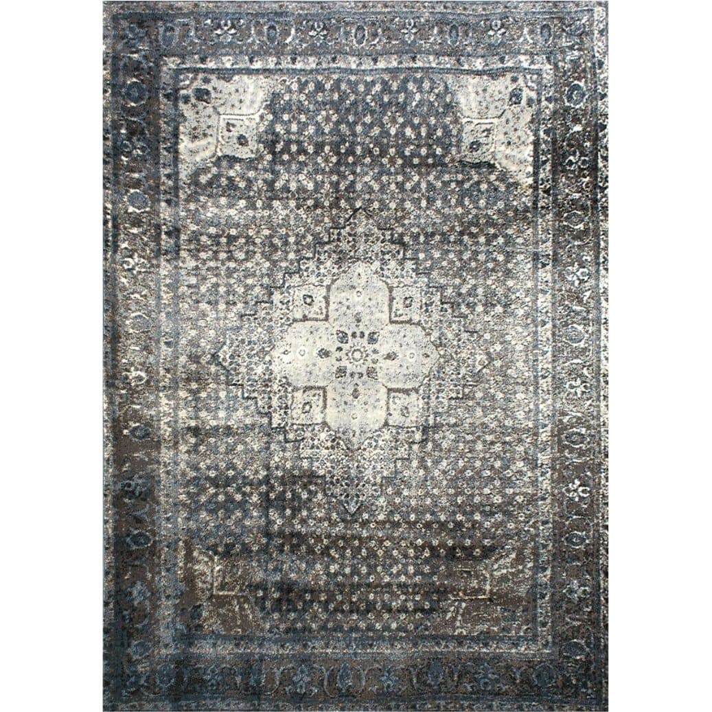 Kelly Vintage Area Rug, 9' x 12' in Slate - HER Home Design Boutique