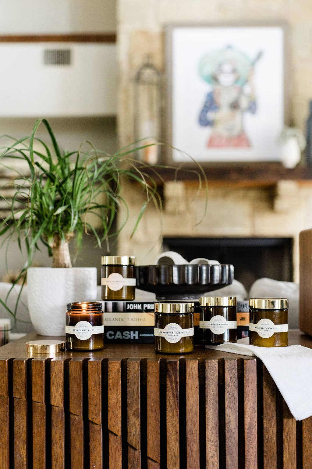 Lavender Driftwood Soy Candle, 7 oz - HER Home Design Boutique