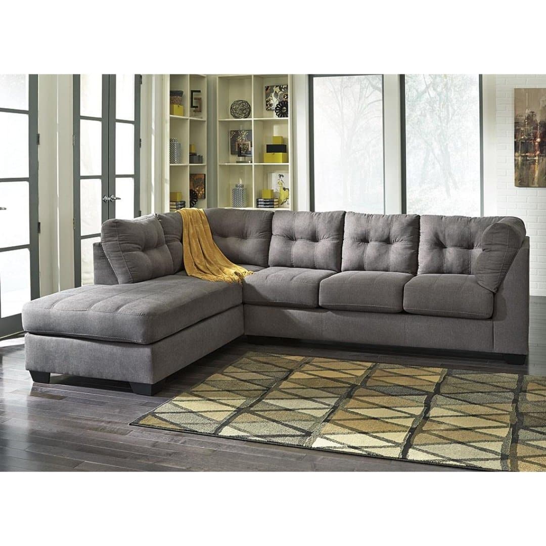Maier Sectional in Charcoal - HER Home Design Boutique