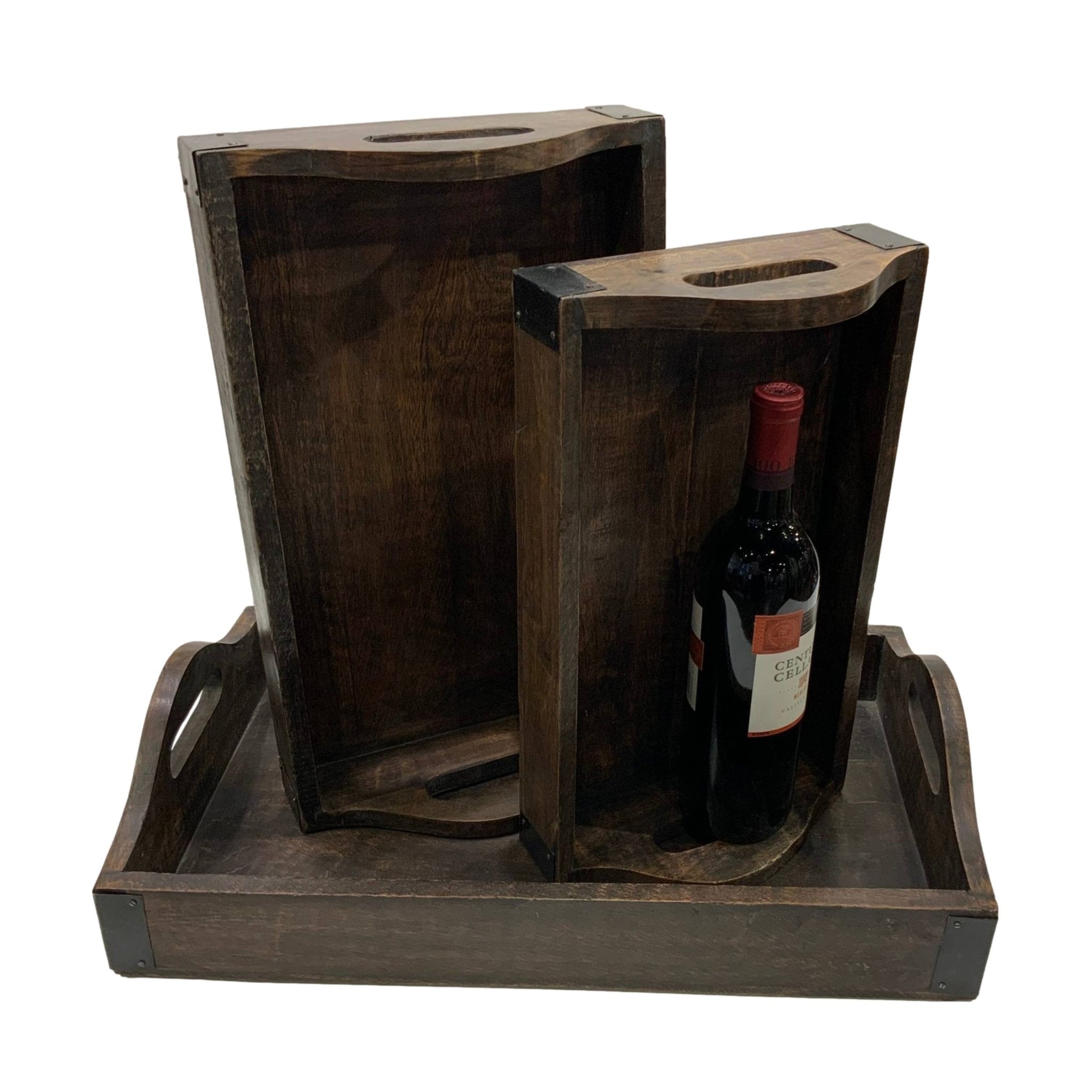 Mango Wood Charcuterie Trays (Set of 3) - HER Home Design Boutique