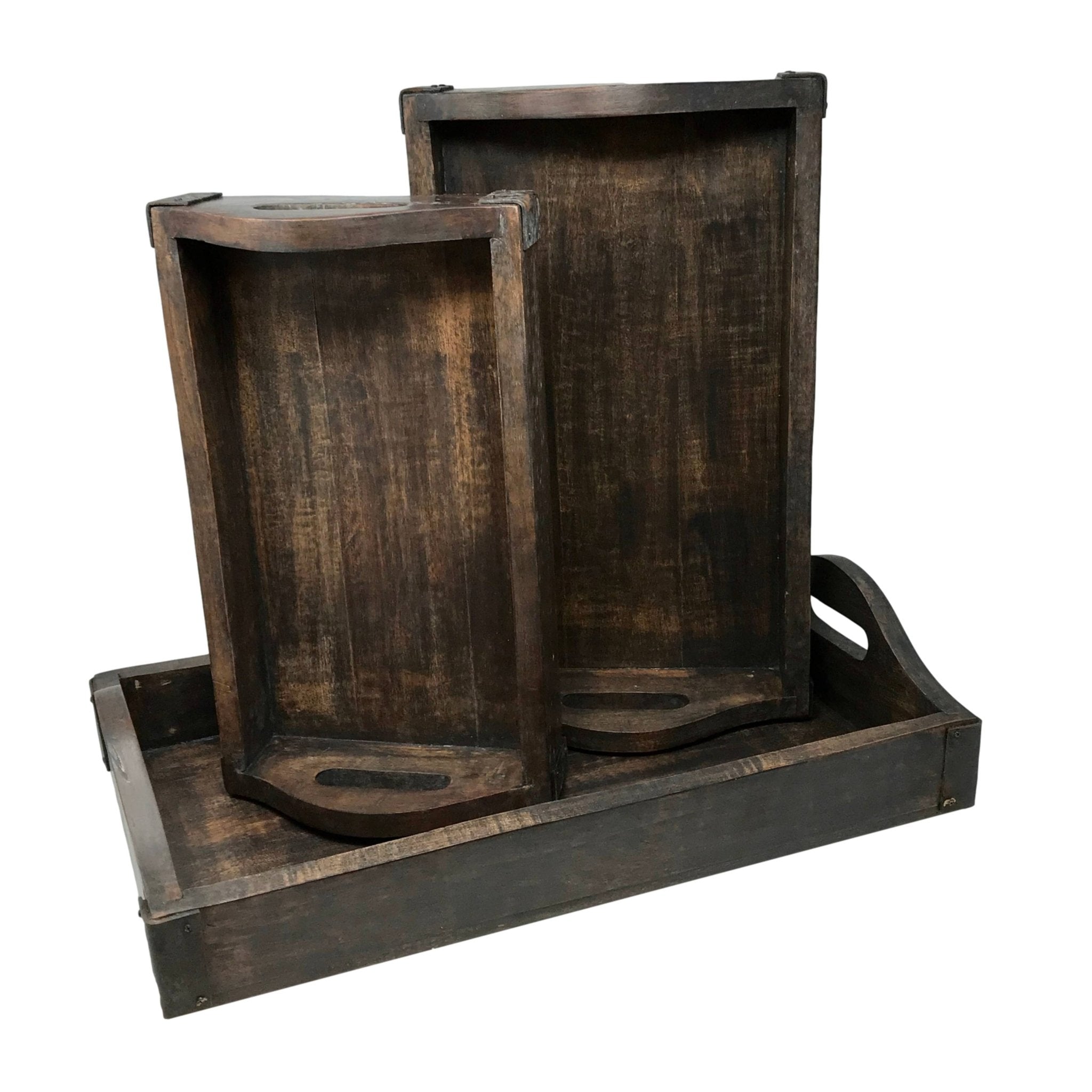 Mango Wood Charcuterie Trays (Set of 3) - HER Home Design Boutique