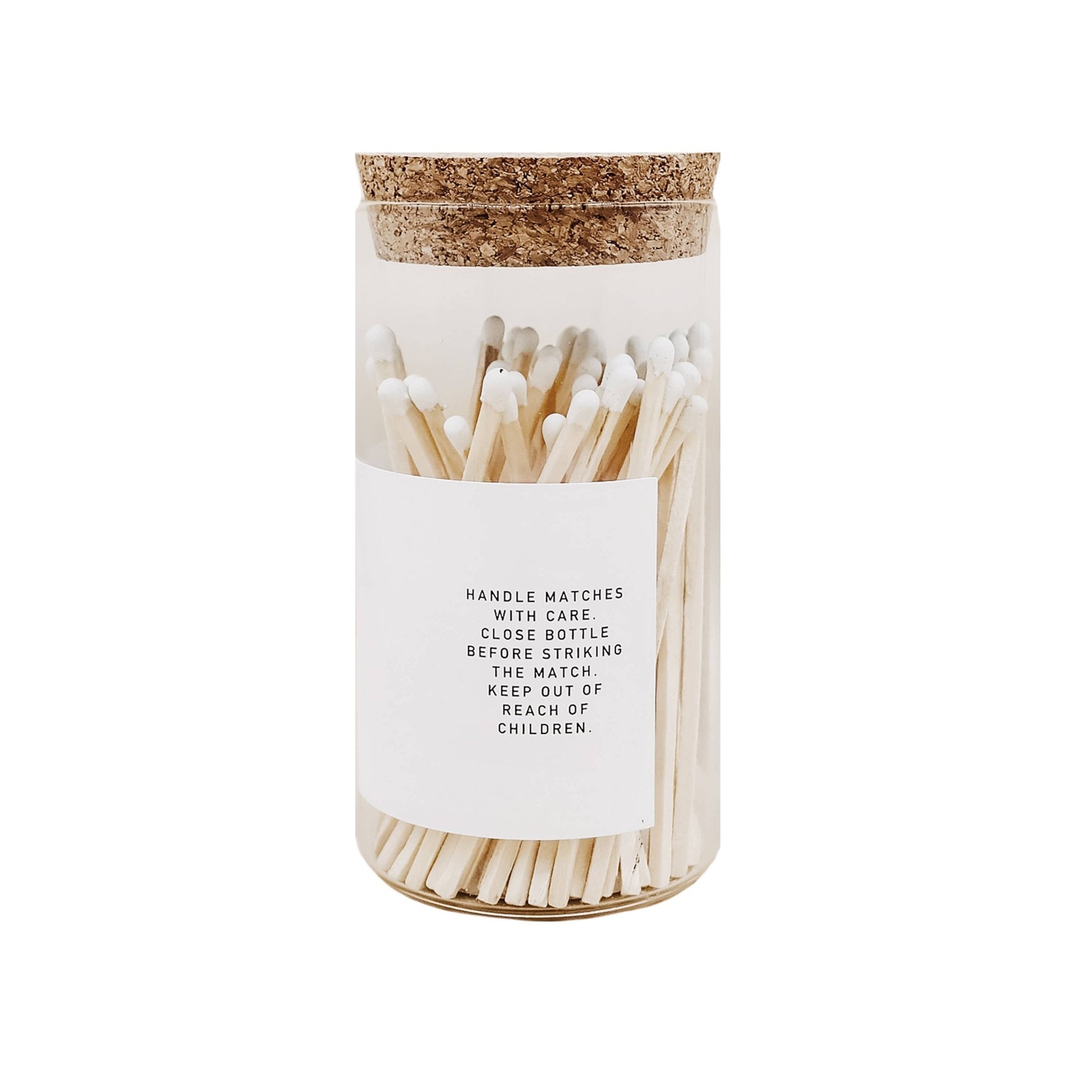 Medium Hearth Matches, White Tip - Home Decor & Gifts - HER Home Design Boutique