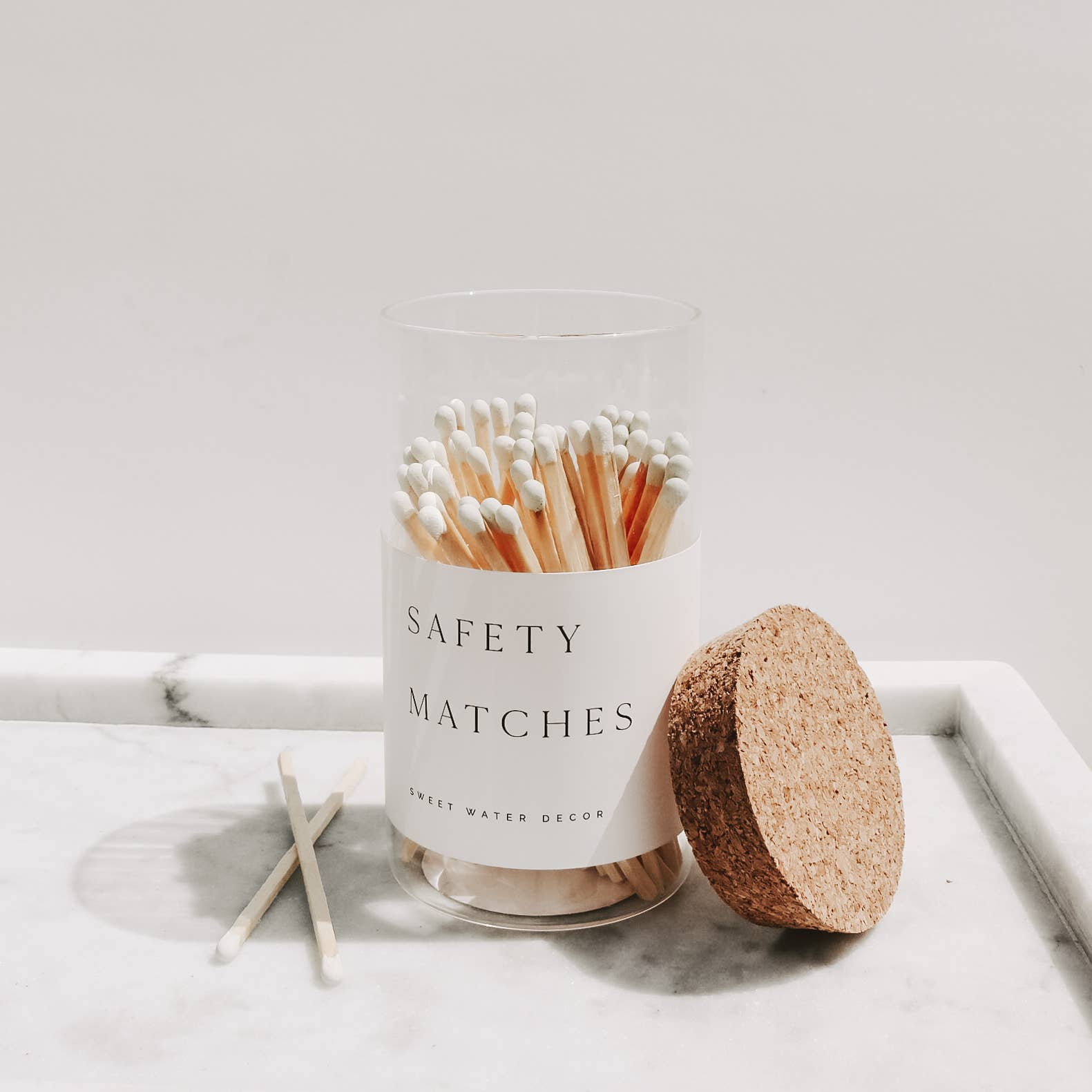 Medium Hearth Matches, White Tip - Home Decor & Gifts - HER Home Design Boutique