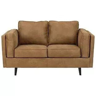 Mid-Century Loveseat in Caramel - HER Home Design Boutique