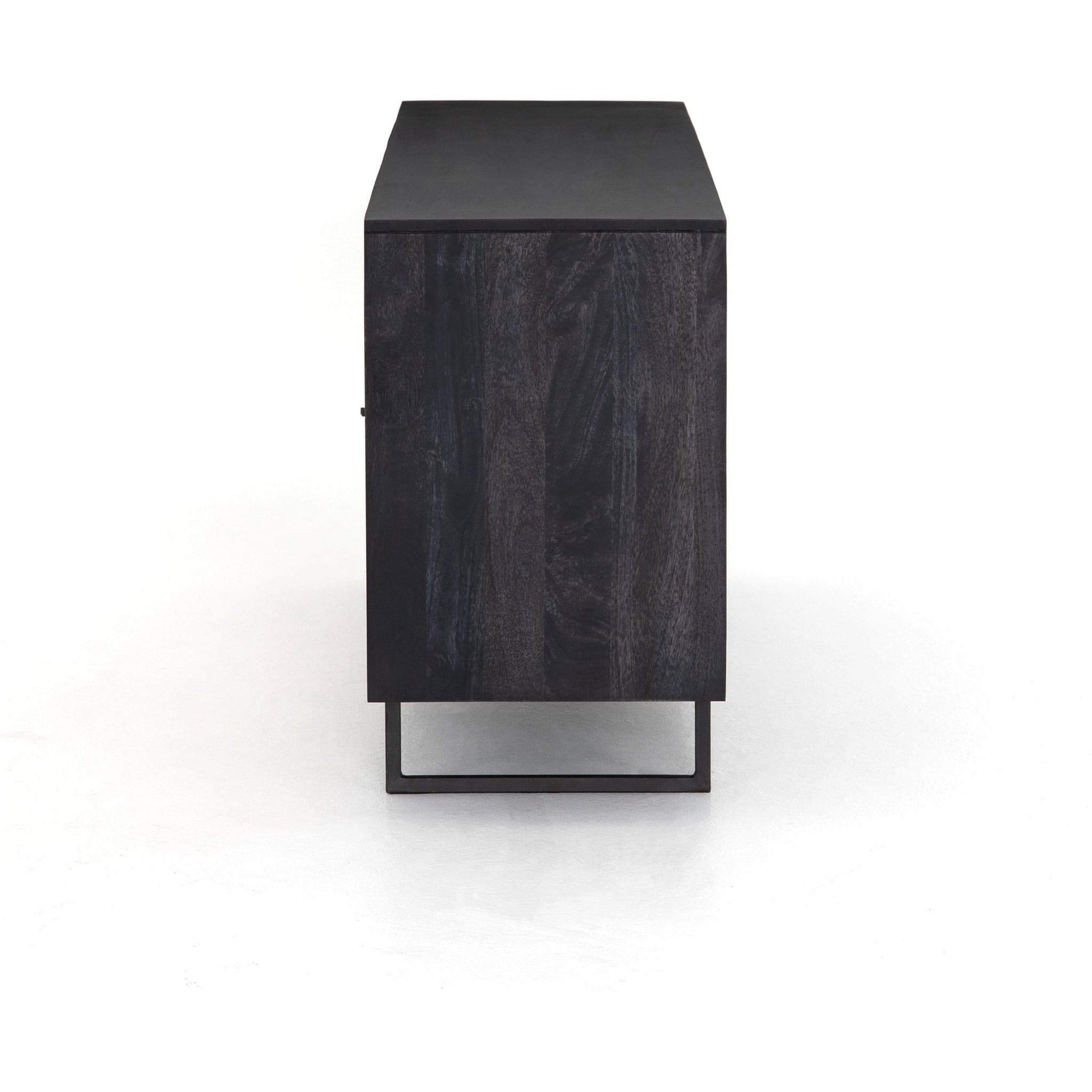 Mid-Century Modern Accent Cabinet in Blackwash - HER Home Design Boutique