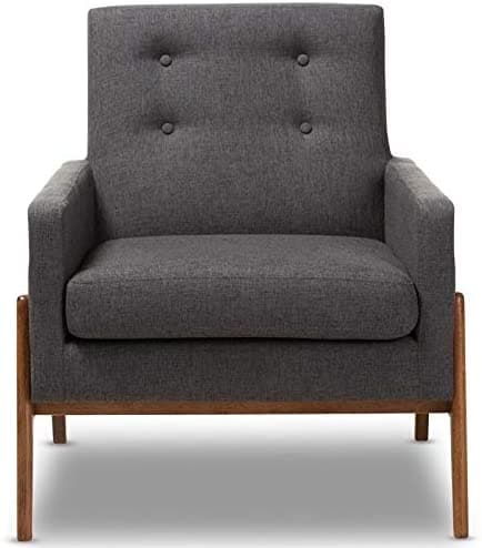 Mid-Century Modern Lounge Chair in Gray - HER Home Design Boutique