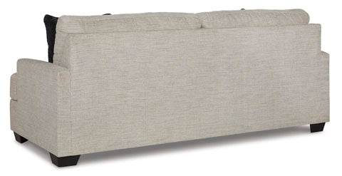 Mid-Century Modern Platform Sofa in Pebble - HER Home Design Boutique