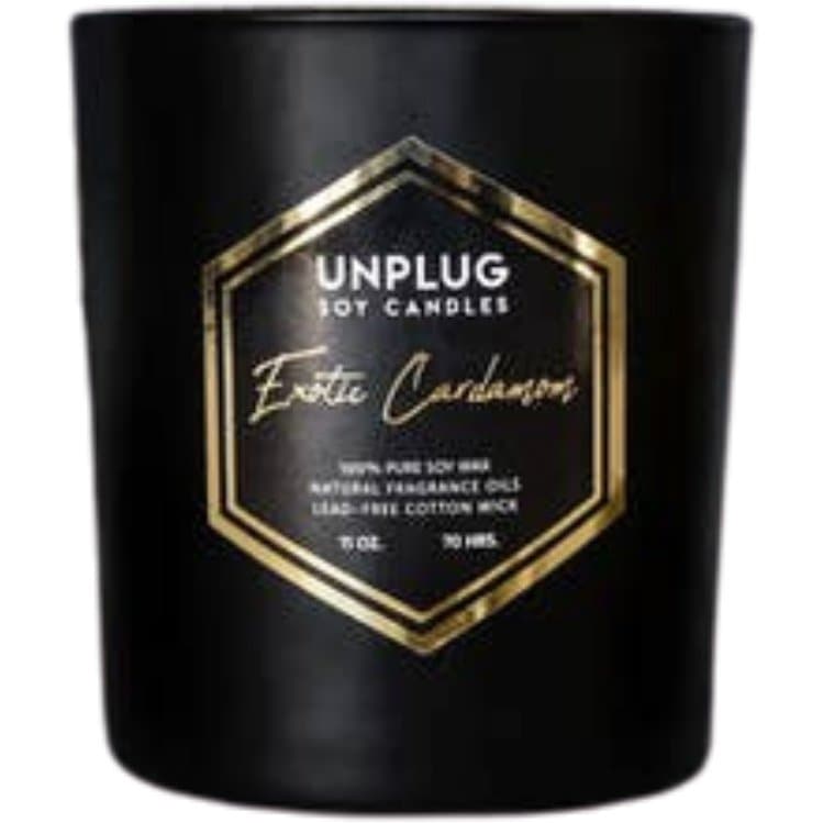 Midnight Collection Luxury Soy Candle in Exotic Cardamom - HER Home Design Boutique