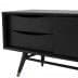 Modern Media Cabinet in Jet Black - HER Home Design Boutique