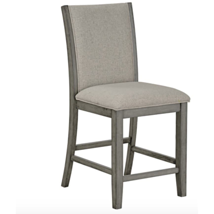 Modern Pub Chair in Grey (Set of 2) - HER Home Design Boutique